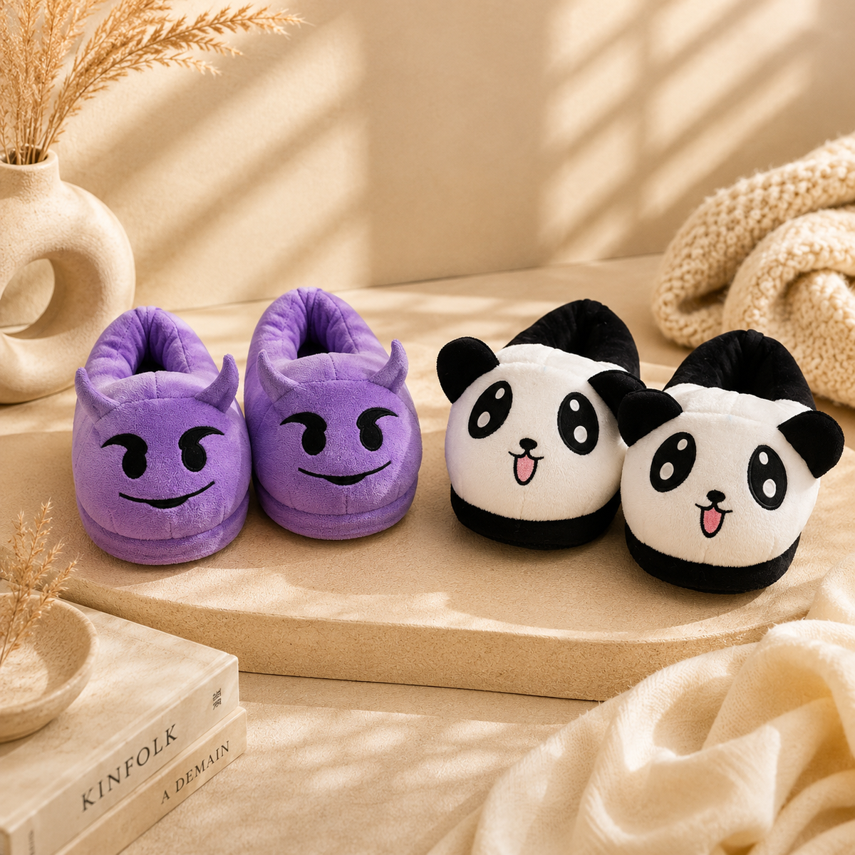 Panda Puffs + Devil Puff Shoes