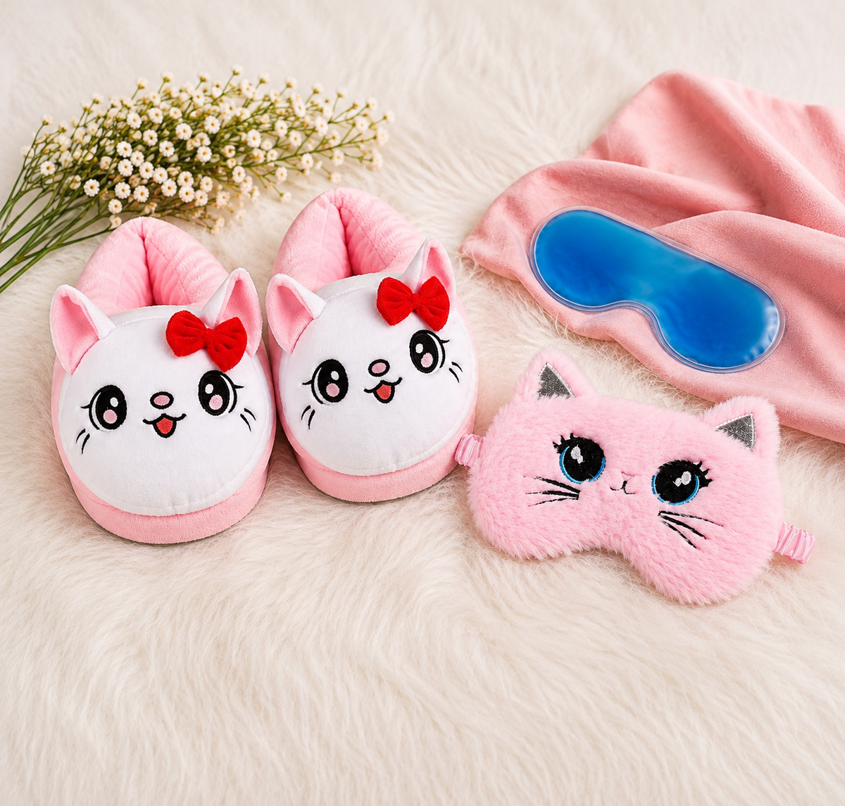 Puff Kitty + Cat Gel Eye Mask